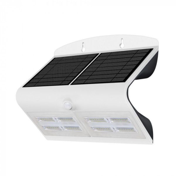 7W LED napelemes lámpa fehér - 8278