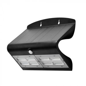 7W LED napelemes lámpa fekete - 8279