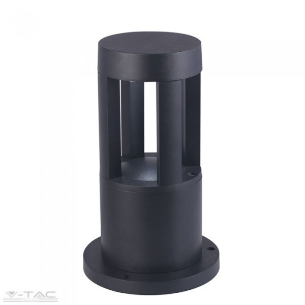 10W LED Kerti állólámpa 25 cm fekete 4000K - 8323
