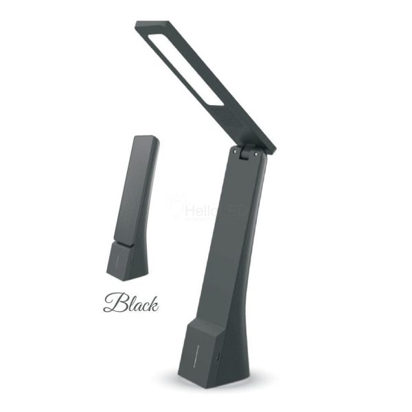 4W LED Asztali lámpa 3 in 1 Fekete - 8500