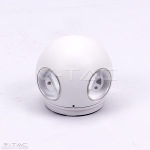 4W LED design gömb fali lámpa fehér IP65 3000K - 8551
