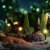 Fekete rögzíthető kerti álló lámpatest E27 foglalattal acél váz IP44 - 8594 - Image 3