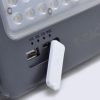 10W LED napelemes hordozható reflektor fekete 7200mAH 4000K, mozgásérzékelős - 8674 - Image 5