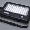 10W LED napelemes hordozható reflektor fekete 7200mAH 4000K, mozgásérzékelős - 8674 - Image 3