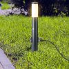 Fekete kerti álló lámpatest E27 foglalattal beépített mozgásérzékelővel IP44 - 8976 - Image 4