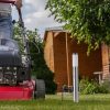 Ezüst kerti mozgásérzékelős álló lámpatest E27 foglalattal, 220V dugalj, acél váz IP44 - 8977 - Image 3
