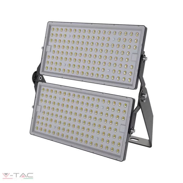 500W Fekete LED reflektor 1m vezeték 6500K IP65 - 97212