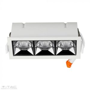 12W LED mélysugárzó fehér Samsung chip 12° CRI>90 UGR<19 2700K - PRO975