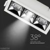 12W LED mélysugárzó fehér Samsung chip 12° CRI>90 UGR<19 4000K - PRO974 - Image 3