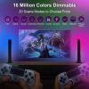 LED lámpa szett , 2 db , 28 cm, távirányítóval , RGB   IC (digitális) , dimmelhető , USB , WIFI/Bluetooth , TUYA , LEDISSIMO AMBIENT TikTok LIGHT - Image 3