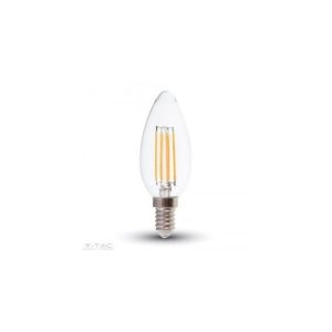 Dimmelhető 4W Retro LED izzó Samsung chip E14 gyertya Meleg fehér - PRO278