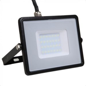 30W LED reflektor Samsung chip fekete 6400K - PRO402
