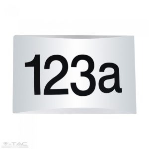 10W LED fehér házszám tábla Samsung chip 3000K - PRO780