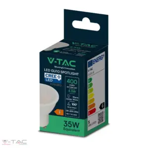 4,5W LED spotlámpa GU10 CREE chip opál 100°