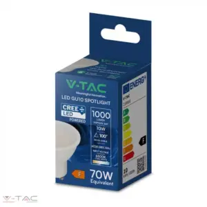 10W LED spotlámpa GU10 CREE chip 100°