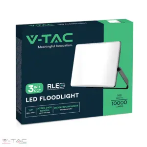 100W LED reflektor fehér üveg 3 az 1-ben IP65 - 23767