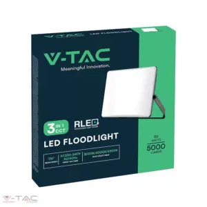 50W LED reflektor fehér üveg 3 az 1-ben IP65 - 23768