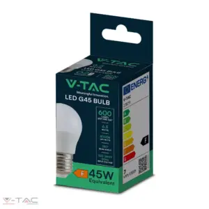 6,5W LED izzó E27 G45