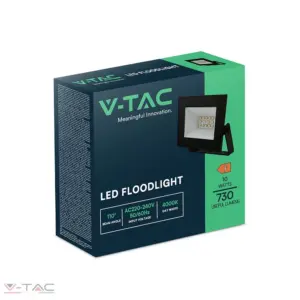 10W fekete LED reflektor