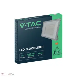 100W fehér LED reflektor