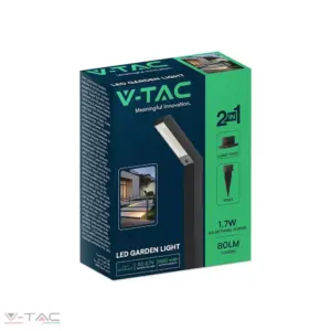 1,5W Napelemes LED kertilámpa 2in1 IP65 CCT - 23997