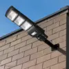 12W Napelemes LED utcai lámpa beépített mozgásérzékelővel 6000K - 95534