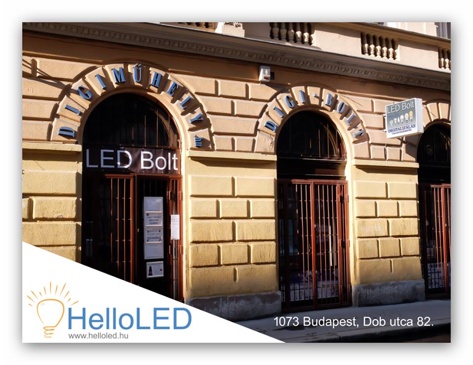 HelloLED, LED Bolt a Dob utcában