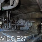 24V DC mozdony világítás