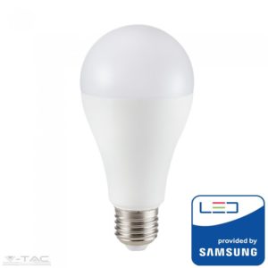 www.helloled.hu V-Tac 18W LED izzó Samsung chip E27 A80 5 év garancia