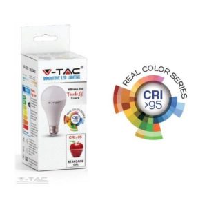 10W LED izzó CRI>95 E27 A60 2700K - 7479