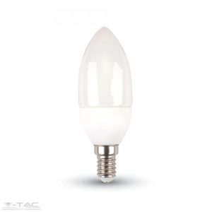 5,5W LED izzó CRI>95 E14 gyertya 4000K - 7495