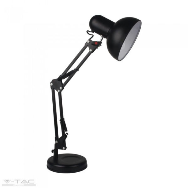 Állítható asztali lámpa E27 foglalattal fekete - 40341