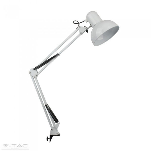 Felfogatható asztali lámpa E27 foglalattal fehér - 40371
