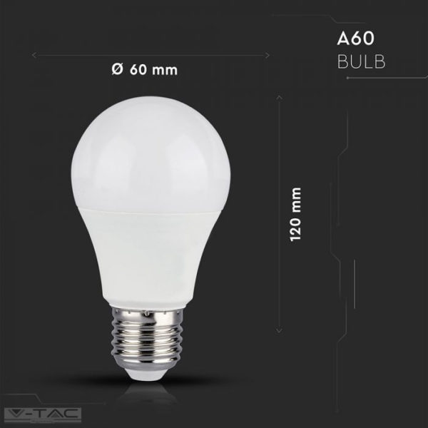 10W Wifis smart LED izzó E27 A60 RGB + 3in1 CCT - 2751