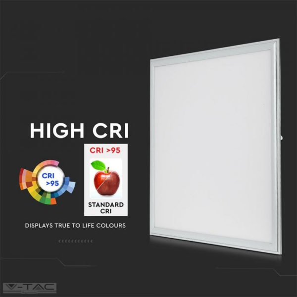 45W LED panel 600 x 600 mm-es 3600lm 6400K CRI>95 driverrel - 8088