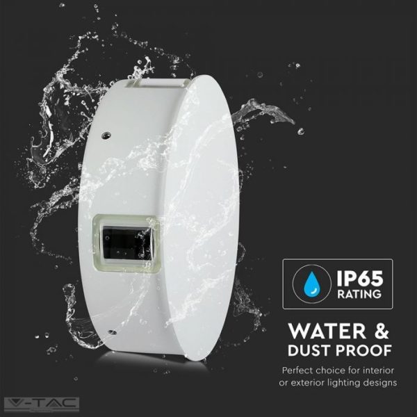 4W LED fehér kör fali lámpa IP65