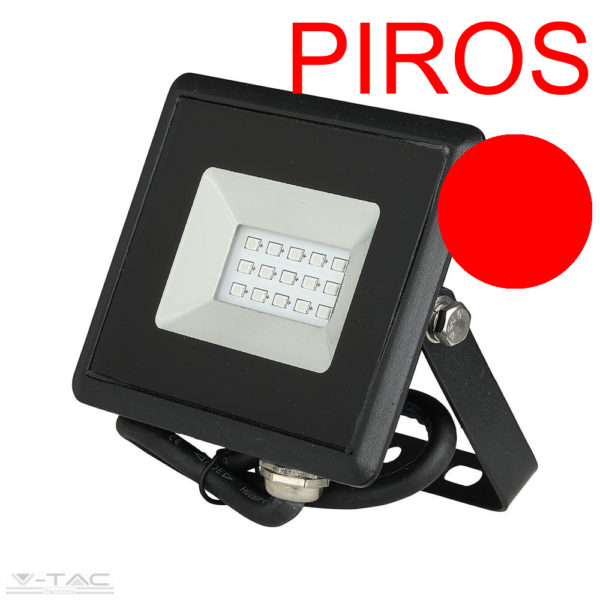 10W LED reflektor E-széria piros fényű - 5989