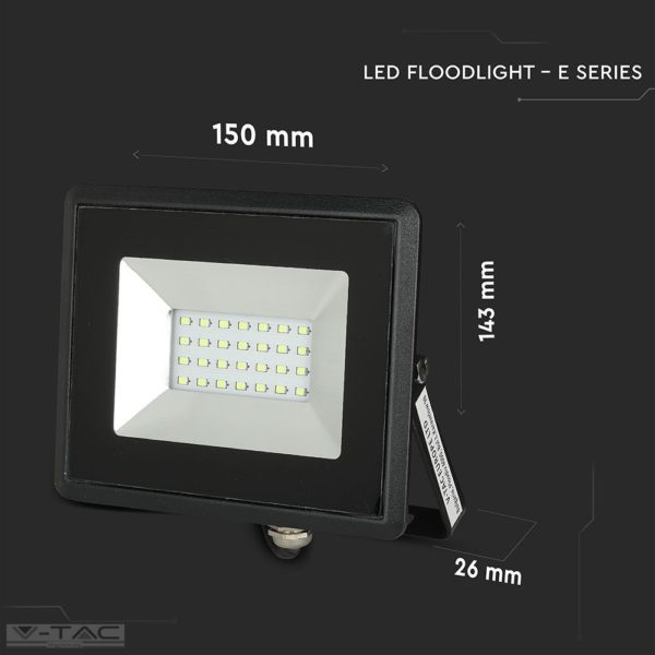 20W LED reflektor E-széria színes