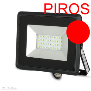 20W LED reflektor E-széria piros fényű - 5992