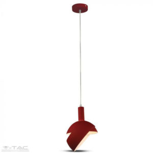 Piros mozgatható búrájú design csillár E14 foglalattal - 3924