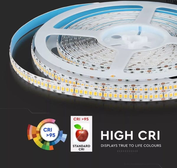 LED szalag SMD2835 - 240 LED/m 24V IP20 CRI>95