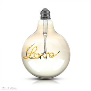 Love Retro LED izzó - 5W Filament E27 G125 2200K - 2700