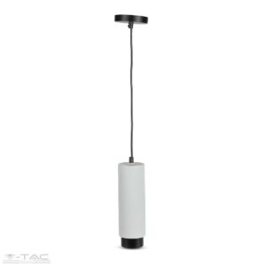 Gipsz függeszték GU10 foglalattal fehér/fekete - 3134