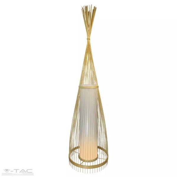 Rattan design állólámpa E27 foglalattal ø300mm - 40571