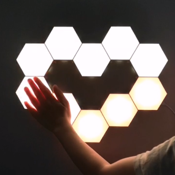 Érintős hexaled modul, távirányítós, RGB, Quantum