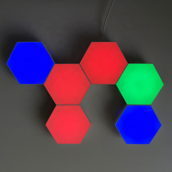 Érintős hexaled modul, távirányítós, RGB, Quantum
