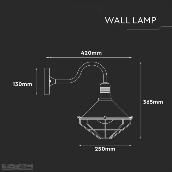 Elegáns fém oldalfali lámpatest rózsaarany IP65 - 8973