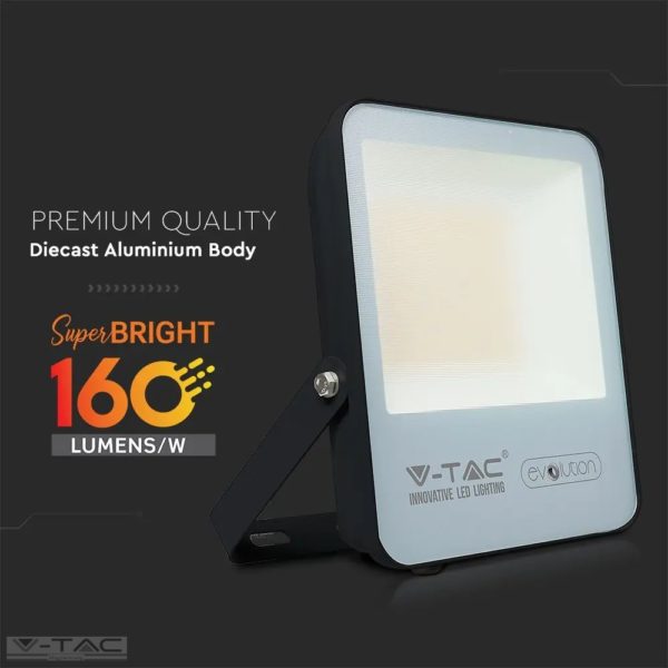 LED reflektor 160 lm/w A++ Fekete