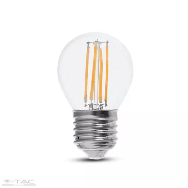 6W Retro LED izzó Filament E27 G45