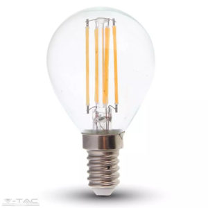 6W Retro LED izzó Filament E14 P45